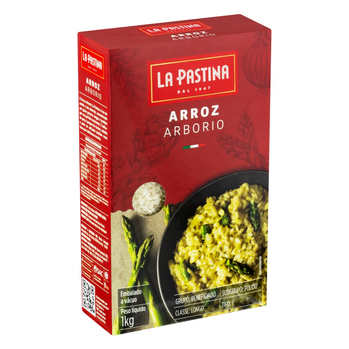 Arroz arborio LA PASTINA 1kg