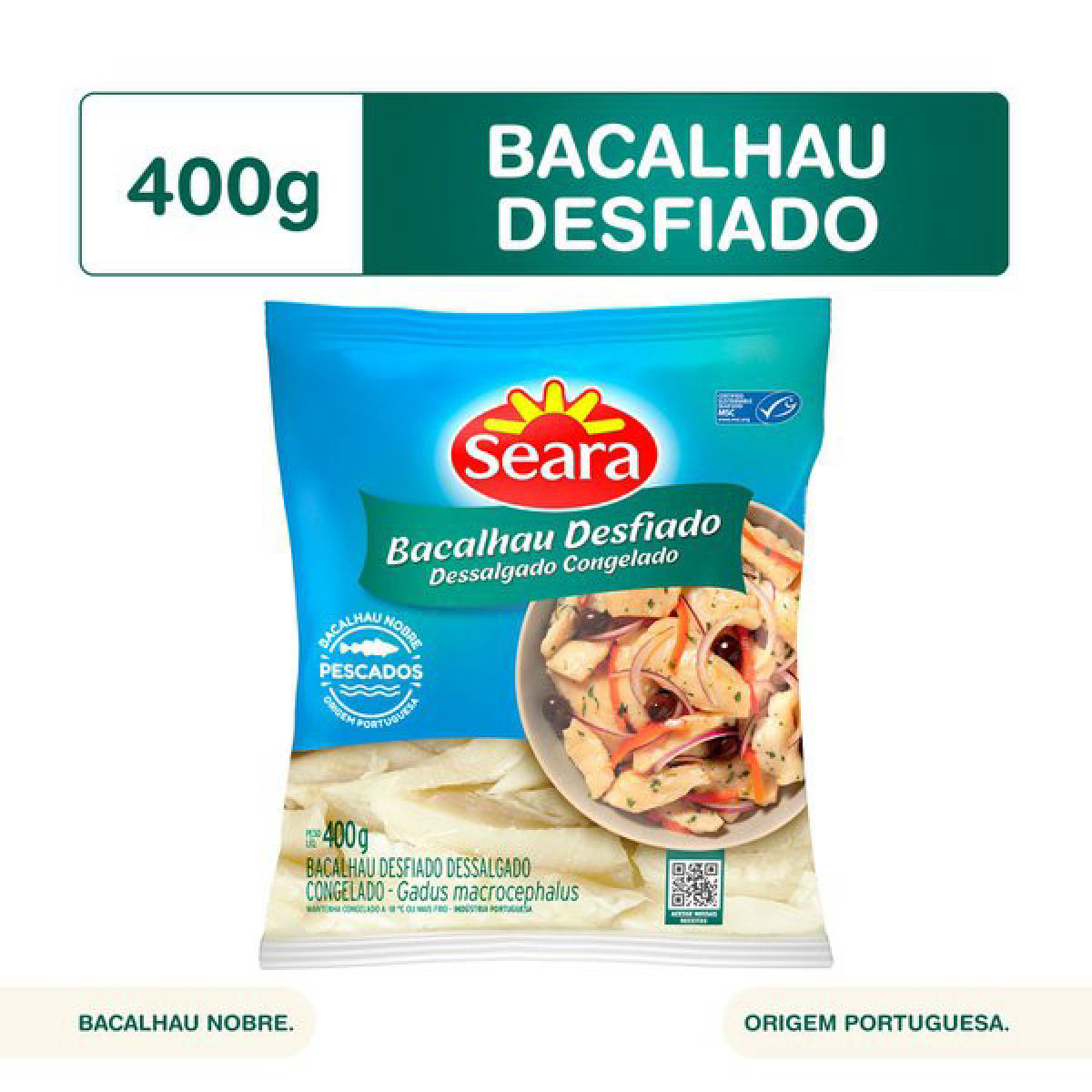 Bacalhau Desfiado IQF SEARA 400g