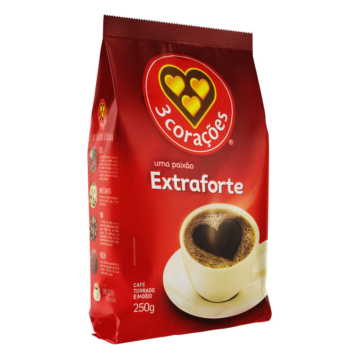 Café Soft Extraforte 3 CORAÇÕES 250g