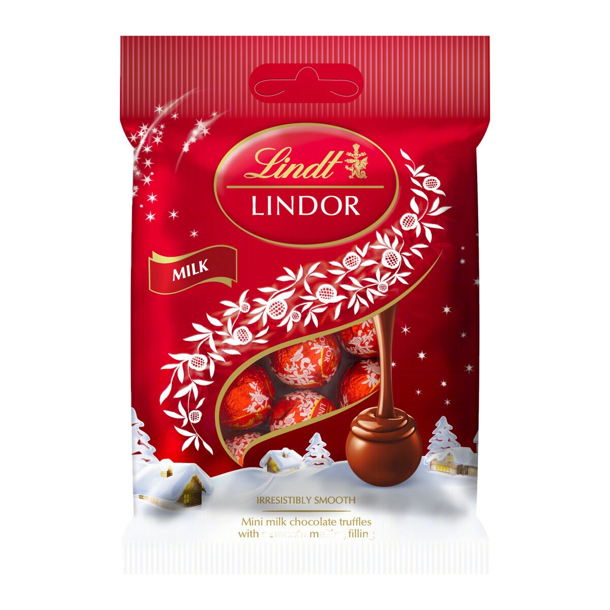 Mini Trufas de Chocolate ao Leite LINDT LINDOR 80g