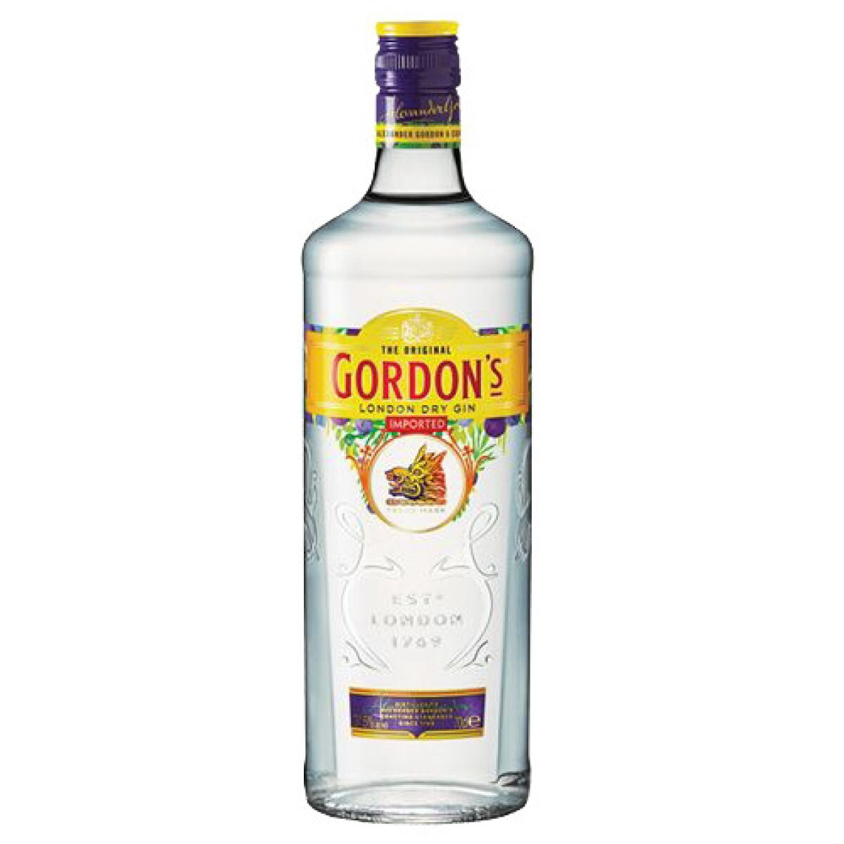 Gin London Dry GORDONS 750 ml Gin Bebida
