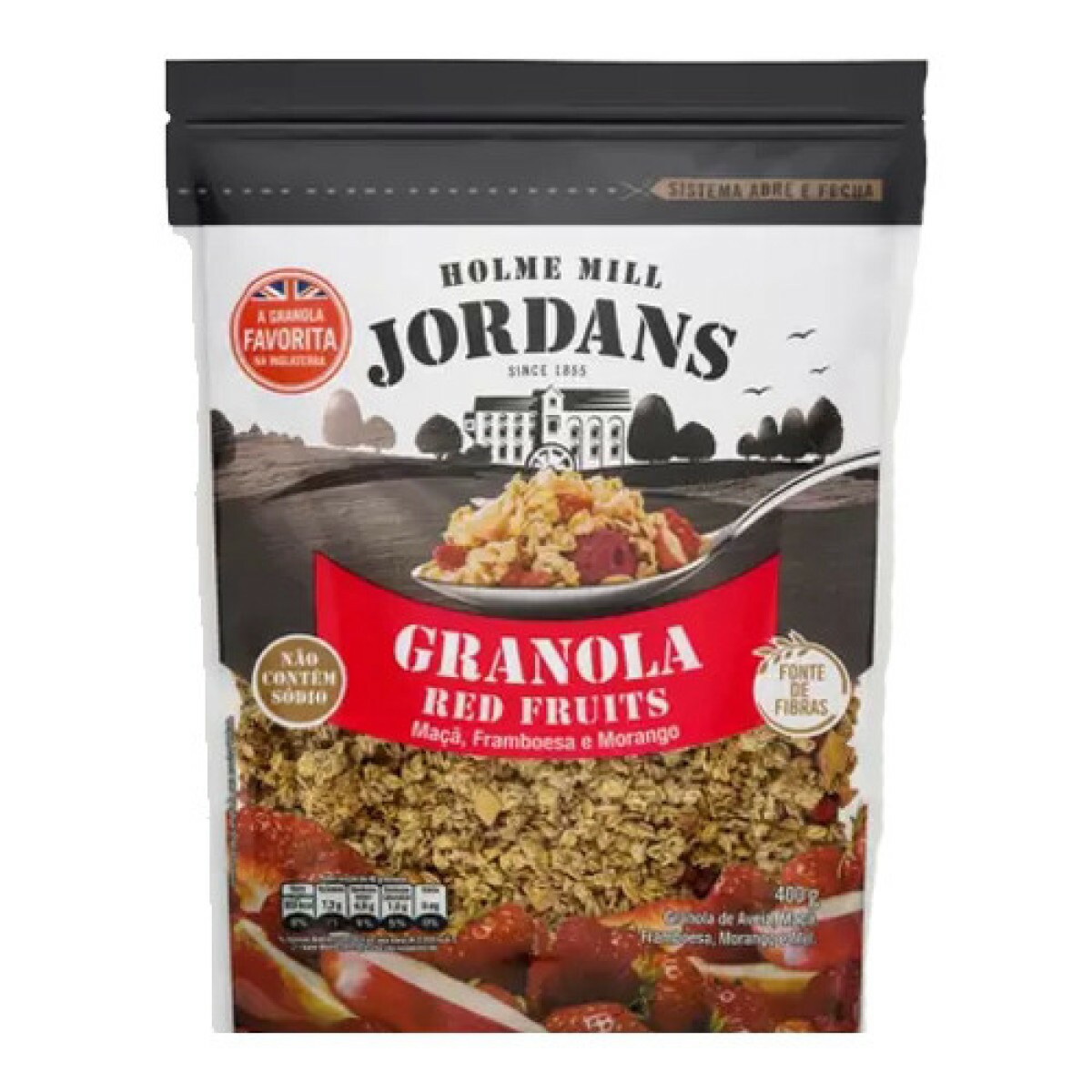 Granola com Frutas Vermelhas JORDANS 400g