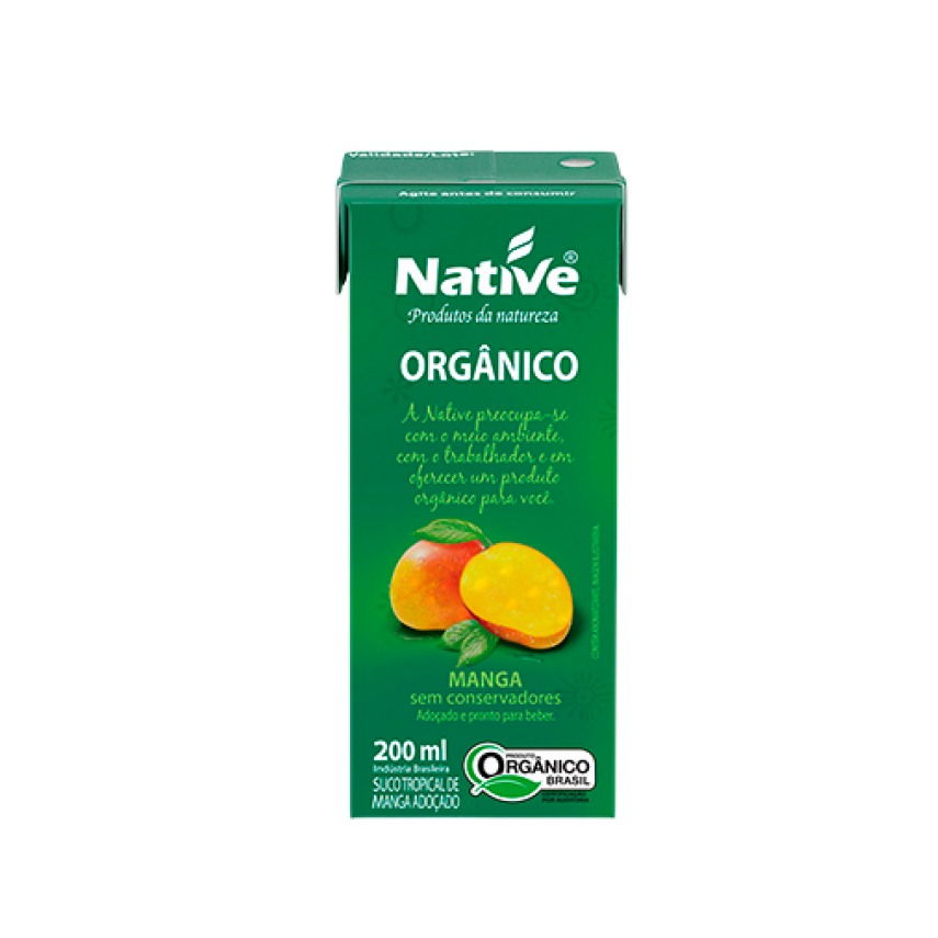 Suco de Manga Orgânico NATIVE 200ml