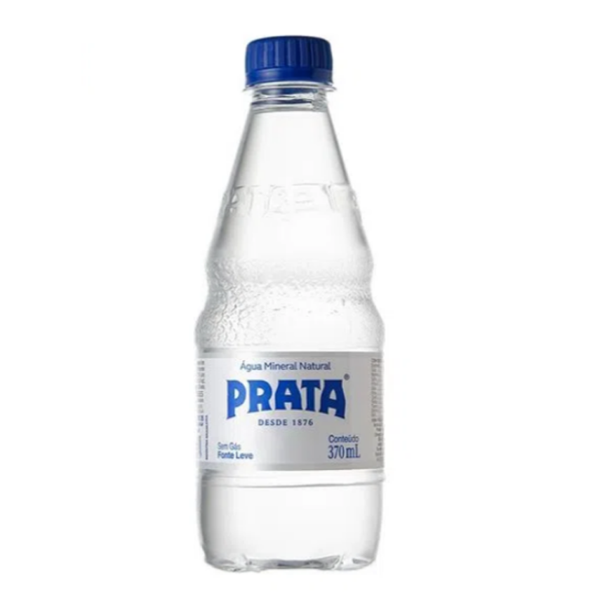 Água Mineral Natual Sem Gás PRATA 370ml