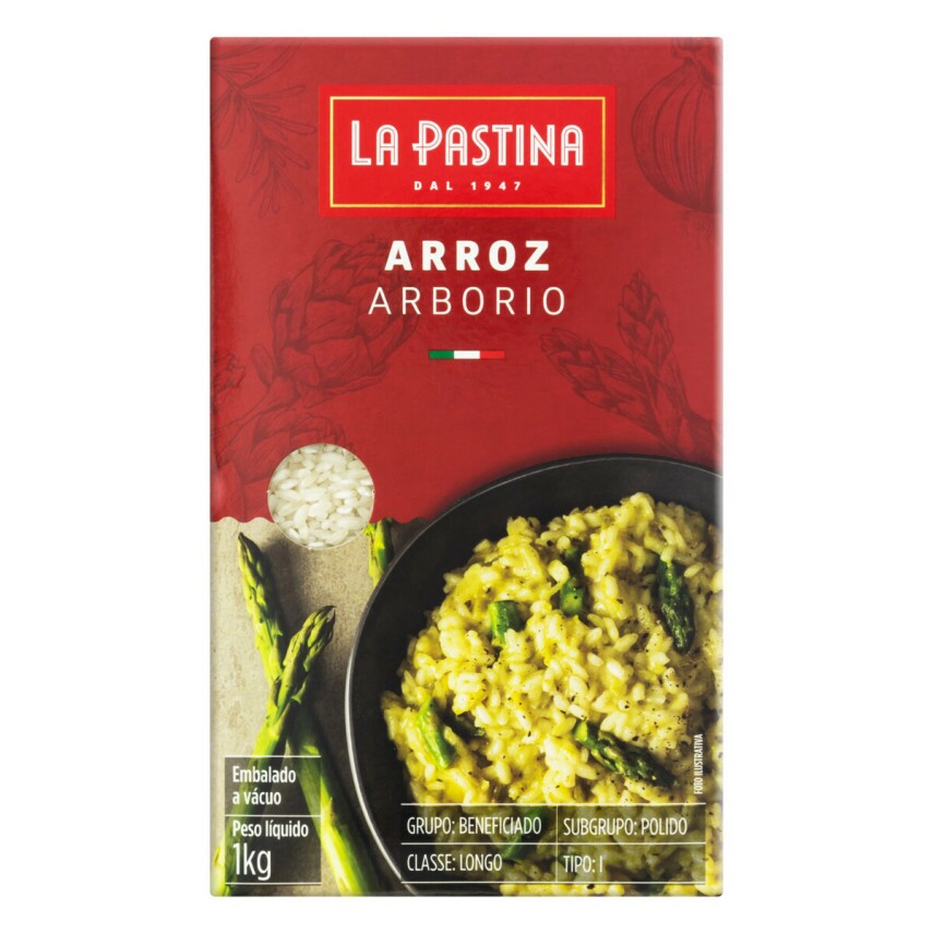 Arroz arborio LA PASTINA 1kg