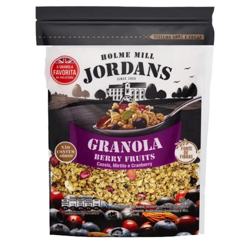 Granola Super Berry JORDANS 400g