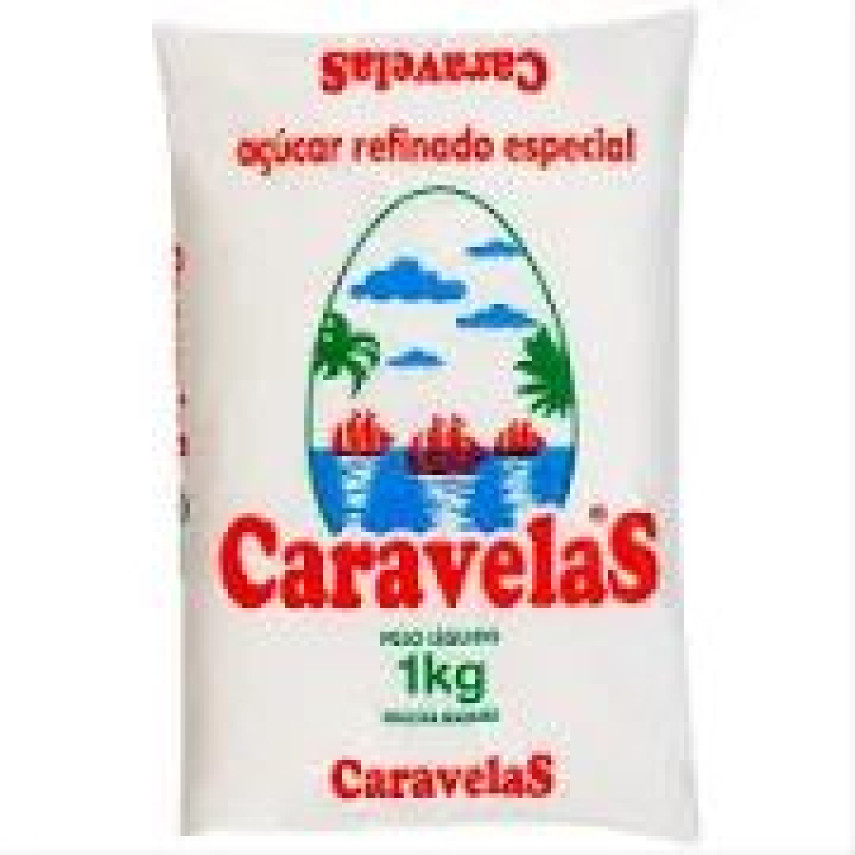Açúcar Refinado CARAVELAS 1Kg
