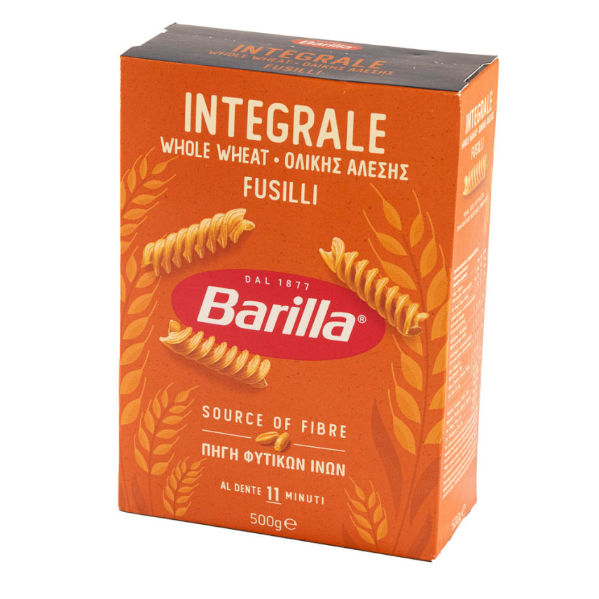 Macarrão Fusilli Integral BARILLA 500g