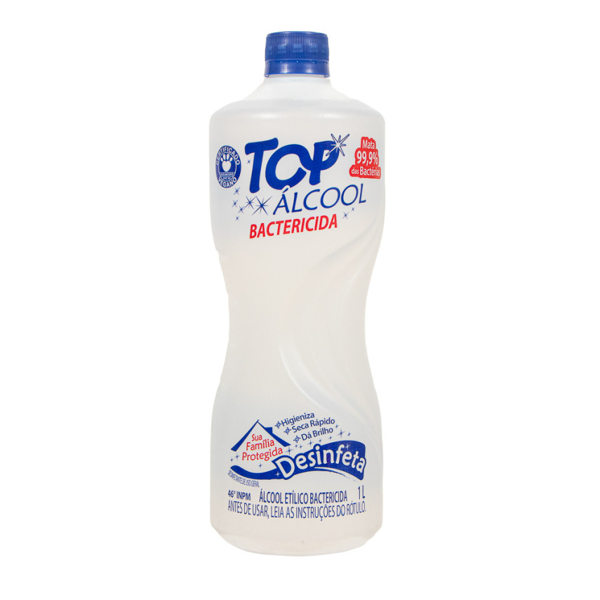 Álcool Líquido Bactericida 46° TOP 1l