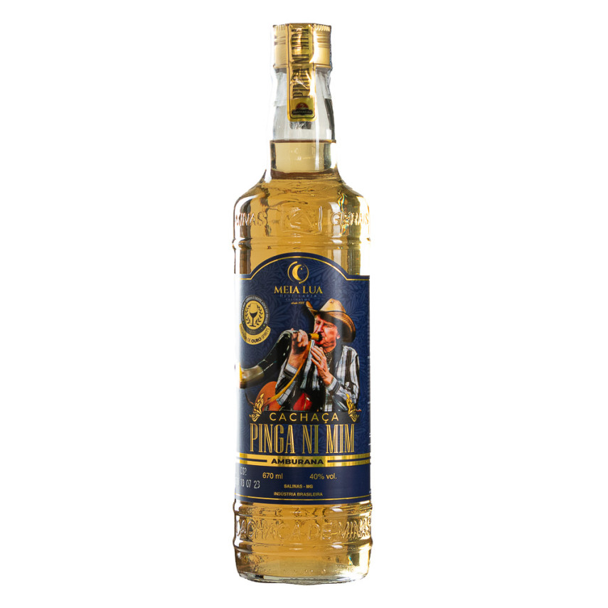 Cachaça Pinga Ni Mim Sérgio Reis Amburana 