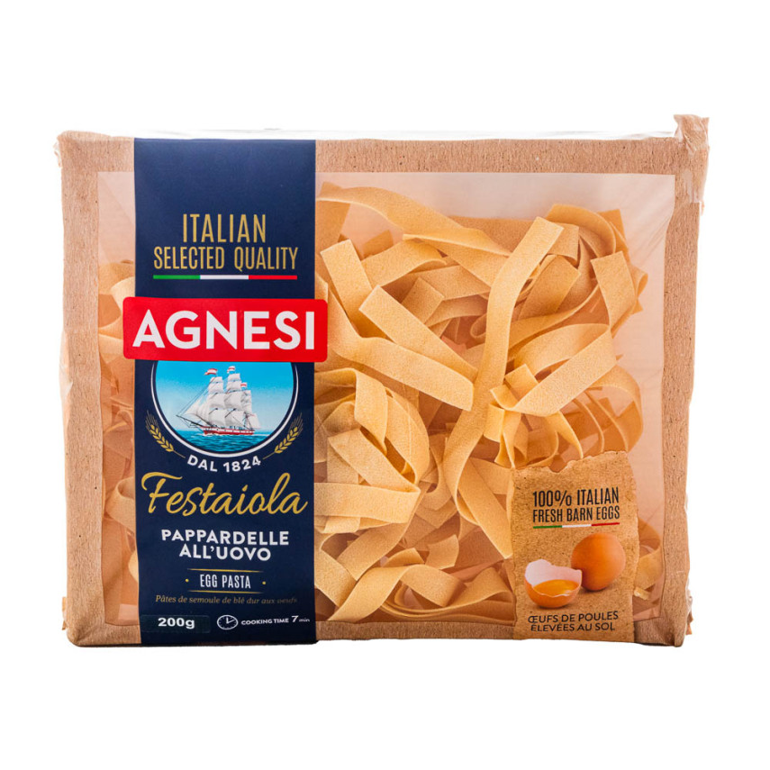 Macarrão Pappardelle com Ovos AGNESI 250g