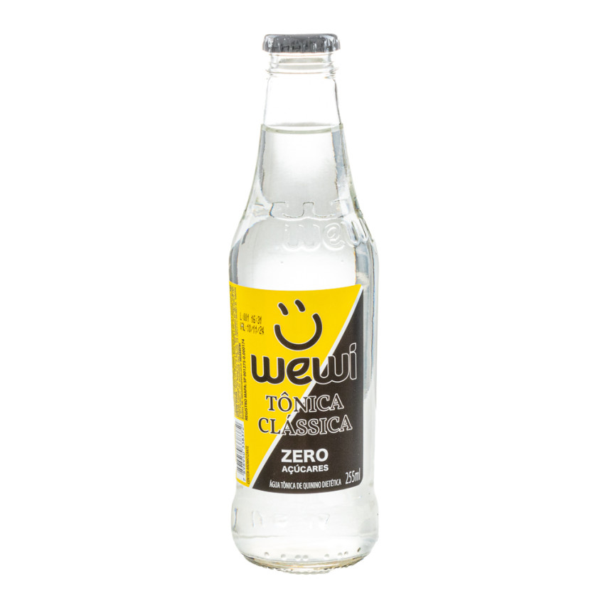 Água Tônica Clássica Orgânica Zero Açúcar WEWI 255ml