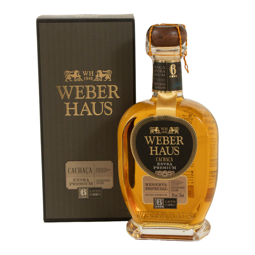 Cachaça extra Premium WEBER HAUS 700ml