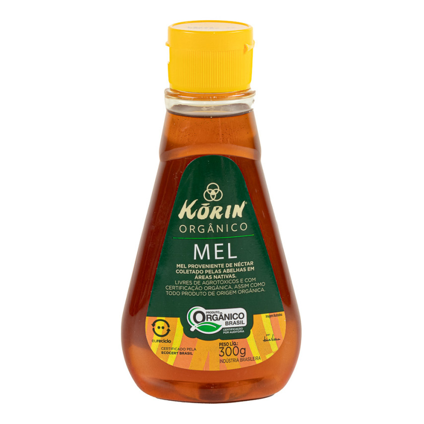 Mel Orgânico Bisnaga KORIN 300g