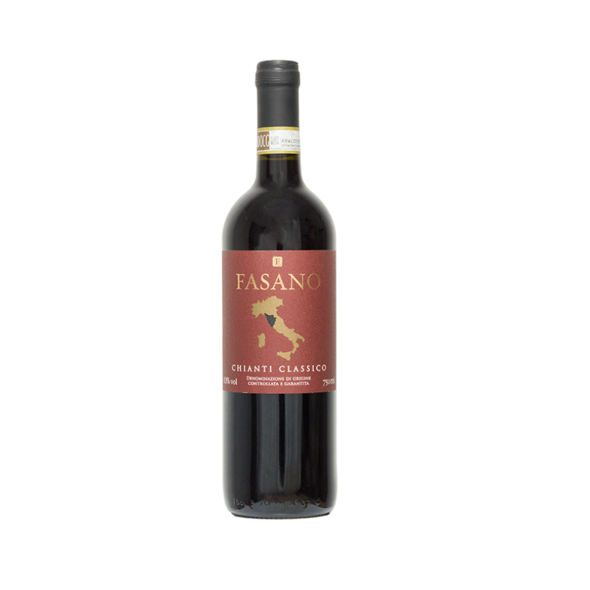 Vinho Italiano Tinto Chianti Clássico FASANO 750ml