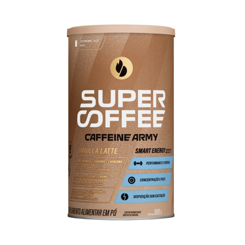 Bebida Energética 3.0 Vanilla SUPERCOFFEE 380g