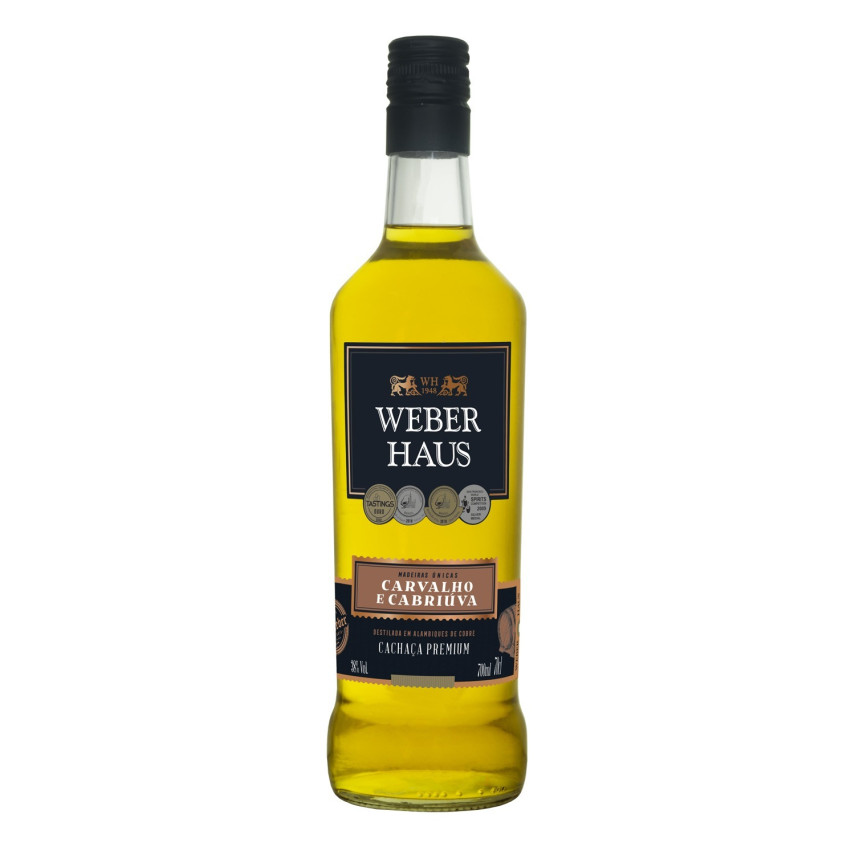 Cachaça Premium Carvalho WEBER HAUS 700ml