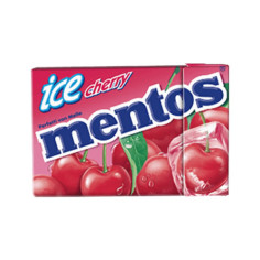 Confeitos Ice Cherry MENTOS 32,5g