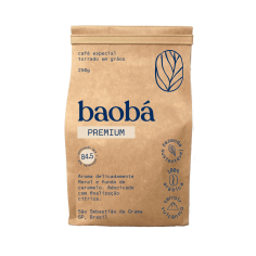 Café especial premium em grãos BAOBÁ 250g