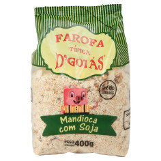 Farofa de Mandioca com Soja TÍPICA D'GOIAS 400g