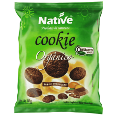 Minis cookies orgânicos sabor chocolate NATIVE 40g