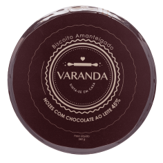 Biscoito Amanteigado Nozes com Chocolate ao Leite 45% VARANDA 360g