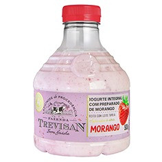 Iogurte de Morango Integral FAZENDA TREVISAN 500g