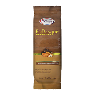 Sorvete Picolé Chocolate com Amêndoas LA BASQUE 73g