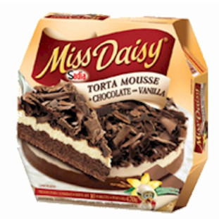 Sobremesa Torta Chocolate/Vanilla Miss Daisy SADIA 400g
