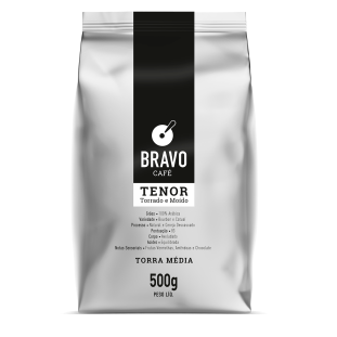 Café Torrado e Moído Tenor BRAVO CAFÉ 500g