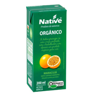 Suco Maracujá Orgânico NATIVE 200ml