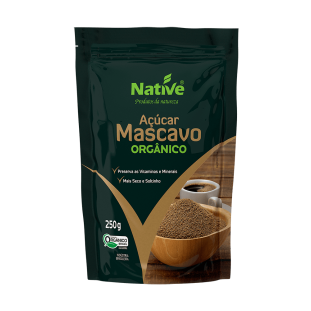 Açucar Orgânico Mascavo NATIVE 250g