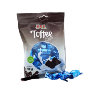 Bala Toffee de caramelo e café zero açúcar HUÉ 100g