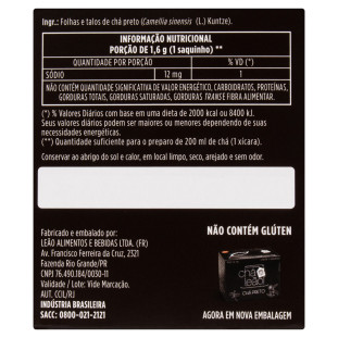 Chá Preto LEÃO 16g