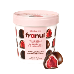 Framboesas Banhadas Chocolate Amargo FRANUÍ 150g