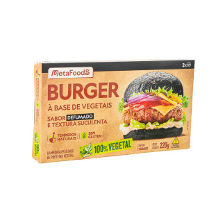 Hambúrguer defumado vegetal METAFOODS 220g