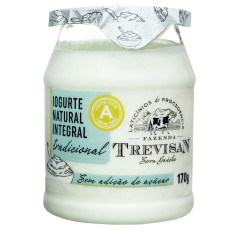 Iogurte Natural Integral Tradicional FAZENDA TREVISAN 170g