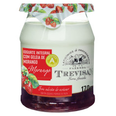 Iogurte com Geleia de Morango Integral FAZENDA TREVISAN 170g