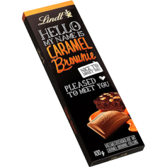 Chocolate Hello My Name Is Caramel Brownie LINDT 100g