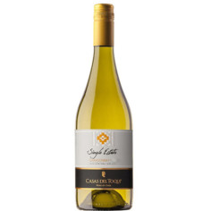 Vinho Chileno Branco Single Estate Chardonnay CASAS DEL TOQUI 750ml