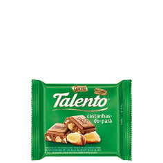 Chocolate Talento ao Leite com Castanhas-do-Pará GAROTO 85g