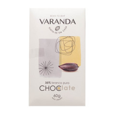 Chocolate Varanda 35% branco puro 60g