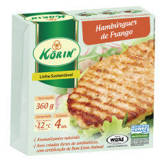 Hambúrguer de Frango KORIN 360gr