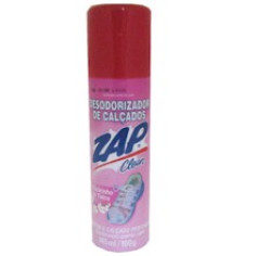Desodorizador de Calçados ZAP CLEAR Cheirinho de Talco 145ml
