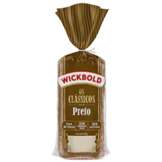 Pão de Forma Preto Clássicos WICKBOLD 500g