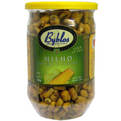 Milho Torrado e Salgado sabor Natural BYBLOS 160g