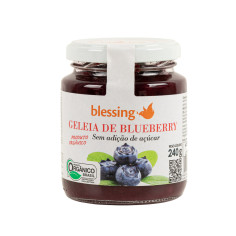 Geleia de Blueberry Orgânica sem Açúcar BLESSING 240g