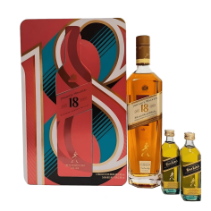 Kit Whisky 18 Anos com 2 Mini Blue Label 50ml JOHNNIE WALKER 750ml