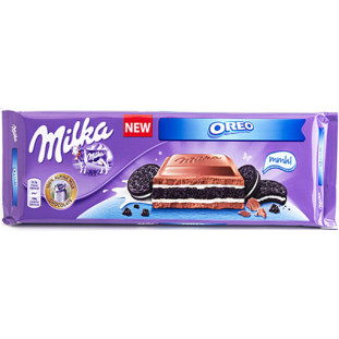 Chocolate ao leite com Oreo MILKA 300g
