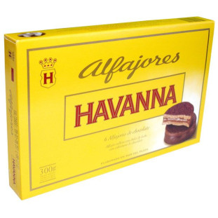 Alfajor de Chocolate HAVANNA 6 Unids 330g